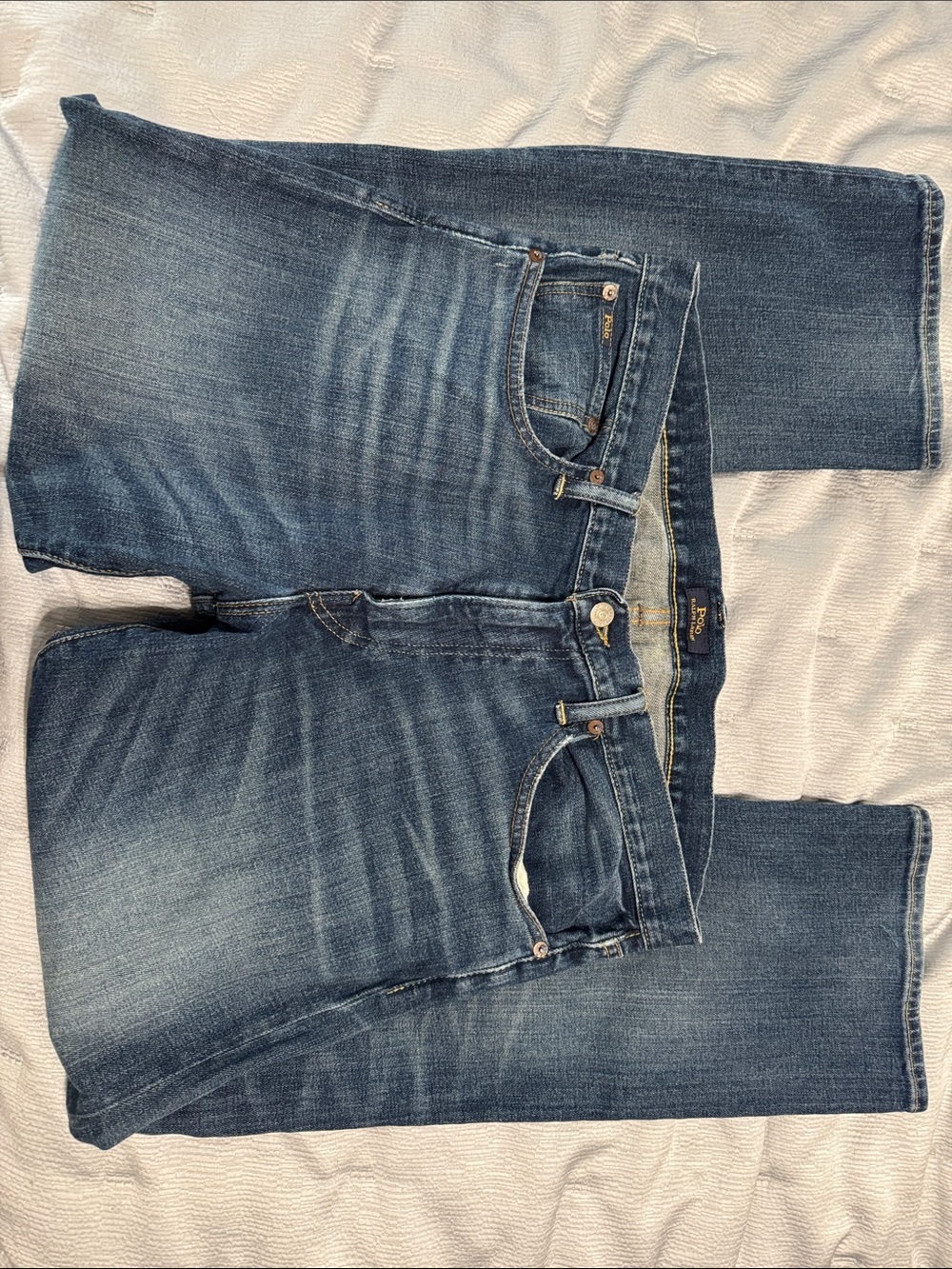 Polo by Ralph Lauren Men’s Medium Blue Straight-Leg Jeans 34x30 - Picture 6 of 8